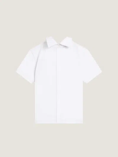Givenchy Logo Embroidered High-neck Top In White