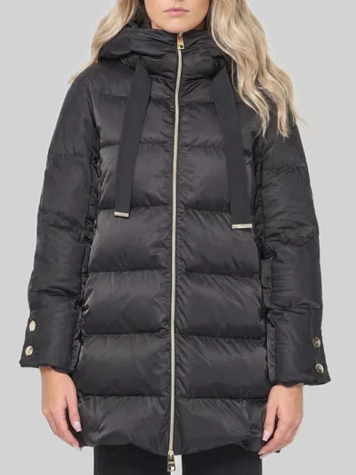 Herno Lightweight Quilted Down Jacket For Women In Black