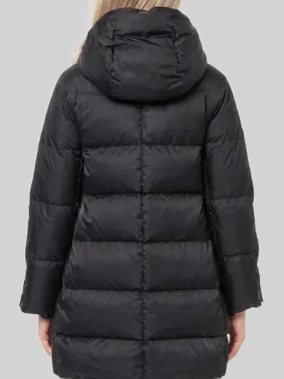 Herno Lightweight Quilted Down Jacket For Women In Black