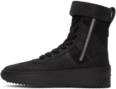 Shop Fear Of God Black Military High-top Sneakers