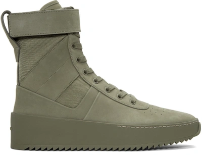 Fear Of God Green Military High-top Sneakers