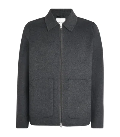 Samsoe & Samsoe Samsoe Samsoe Sapaulo Shirt Jacket In Black