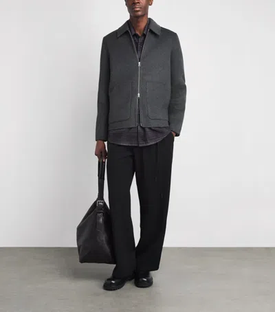 Samsoe & Samsoe Samsoe Samsoe Sapaulo Shirt Jacket In Black