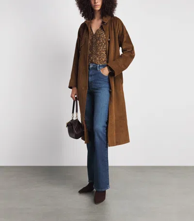 Frame The Reboot High-rise Bootcut Jeans In Blue