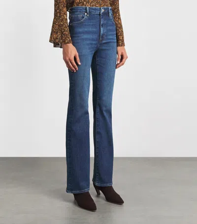 Frame The Reboot High-rise Bootcut Jeans In Blue