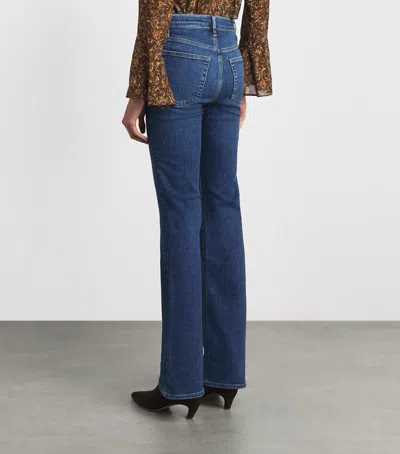 Frame The Reboot High-rise Bootcut Jeans In Blue