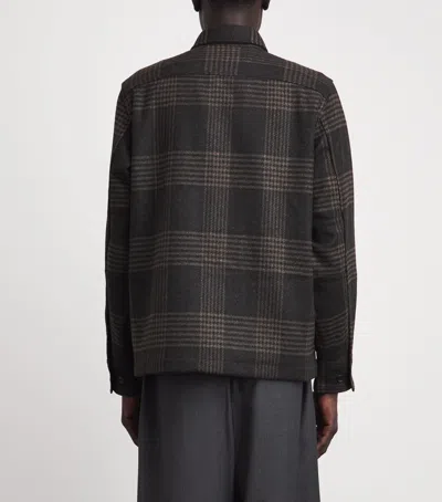 Rag & Bone Wool-blend Austin Check Jacket In Brown