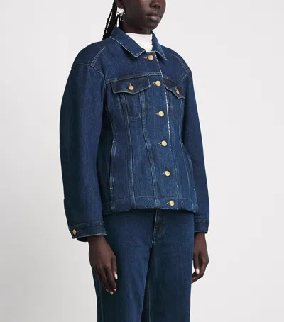 Jil Sander Button-up Denim Jacket In Blue
