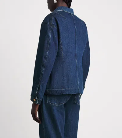 Jil Sander Button-up Denim Jacket In Blue