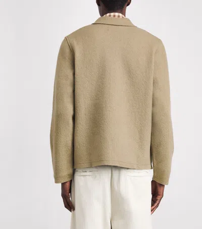 Samsoe & Samsoe Samsøe Samsøe Wool Hannes Overshirt In Brown