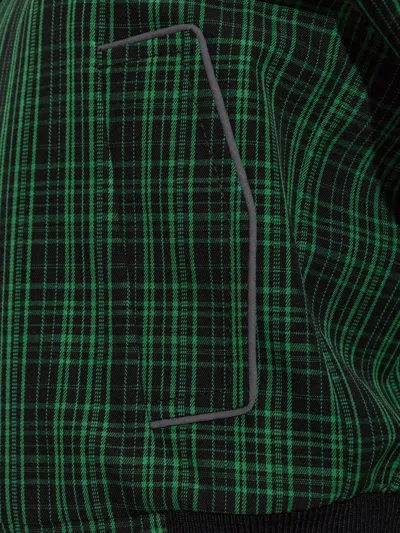 CHECKED WOOL-BLEND JACKET