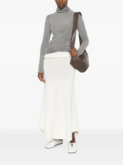 Baserange Long-sleeve High-neck Pullover In Gray