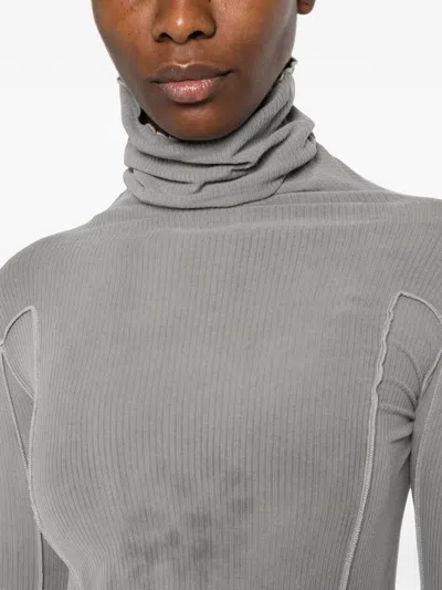 Baserange Long-sleeve High-neck Pullover In Gray
