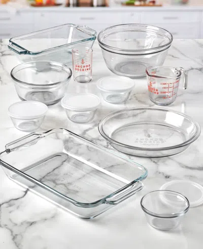 Anchor Hocking 15-pc. Oven Basics Bakeware Set In Transparent