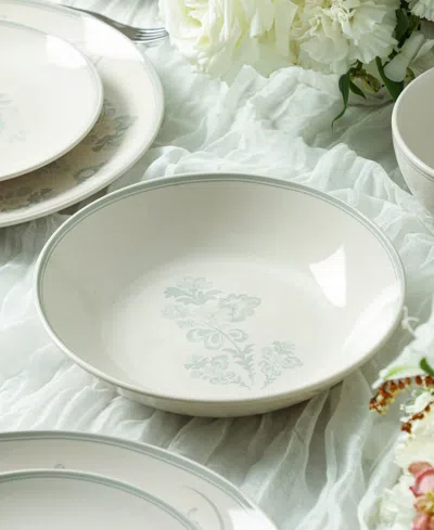 Stone Lain Opal Stoneware 16-piece Dinnerware Set In White