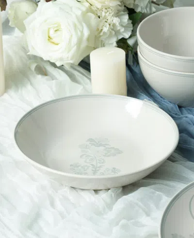 Stone Lain Opal Stoneware 16-piece Dinnerware Set In White