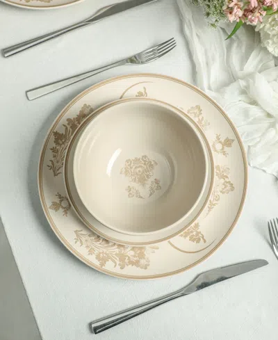 Stone Lain Opal 24pc Dinnerware Set In Brown