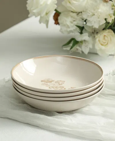 Stone Lain Opal 24pc Dinnerware Set In Brown