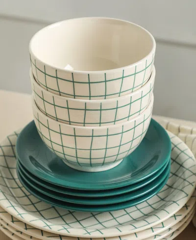 Stone Lain Ash 24-piece Dinnerware Set Stoneware In Multi
