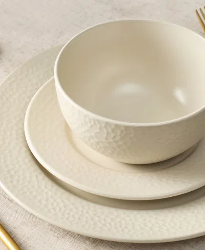 Stone Lain Topaz 12pc Dinnerware Set In White