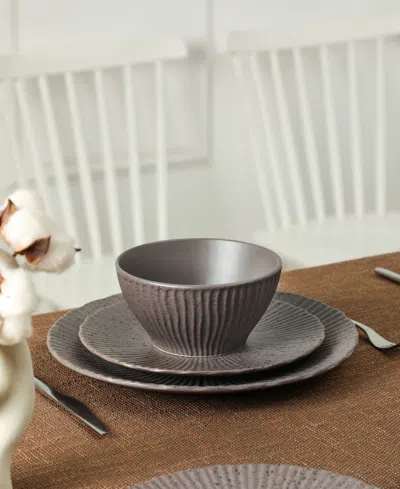 Stone Lain Arlo 24pc Dinnerware Set In Brown