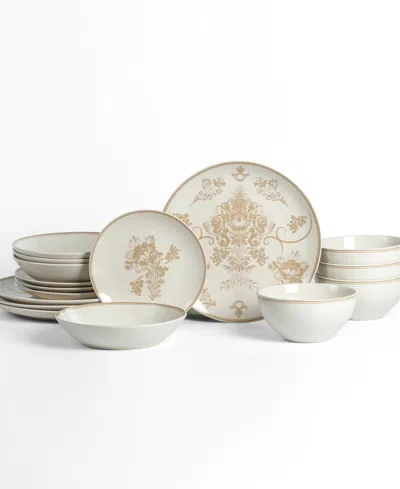 Stone Lain Opal 16-piece Dinnerware Set Stoneware In Neutral