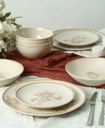 Stone Lain Opal 16-piece Dinnerware Set Stoneware In Neutral