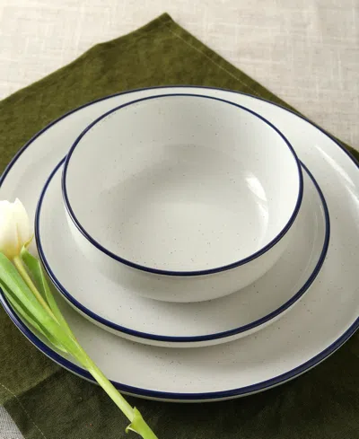 Earth & Clay Ezra 24pc Dinnerware Set In White