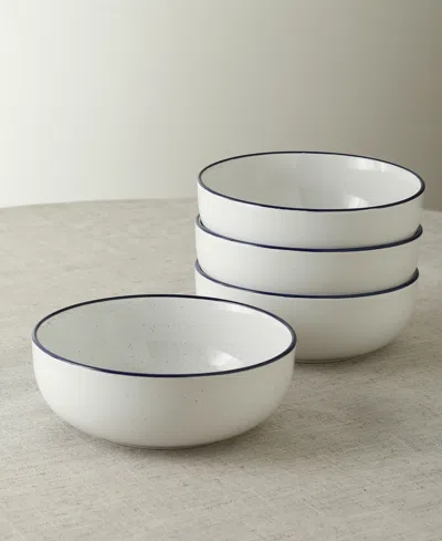 Earth & Clay Ezra 24pc Dinnerware Set In White