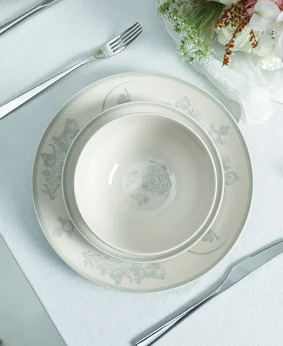 Stone Lain Opal 24-piece Dinnerware Set, Service For 8 In White