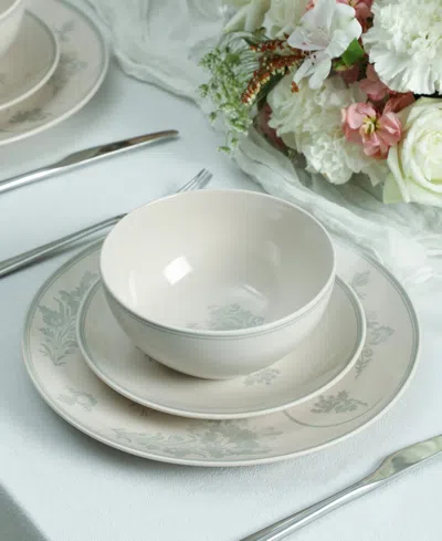 Stone Lain Opal 24-piece Dinnerware Set, Service For 8 In White
