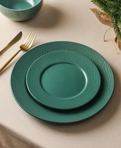 Stone Lain Topaz 12pc Dinnerware Set In Green