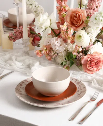 Stone Lain Camelia 12pc Dinnerware Set In Brown