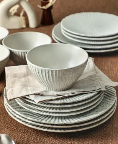 Stone Lain Arlo 12pc Dinnerware Set In White