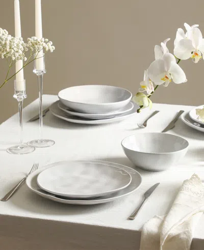 Stone Lain Harper 32-piece Dinnerware Set Stoneware In White