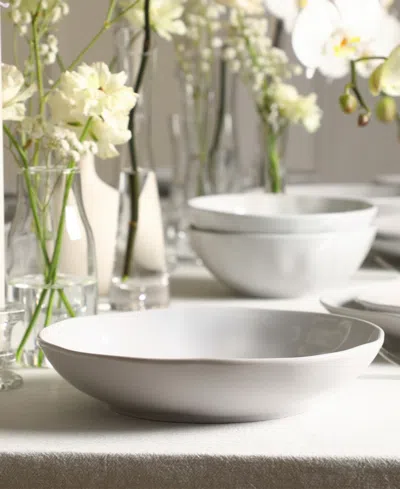 Stone Lain Harper 32-piece Dinnerware Set Stoneware In White