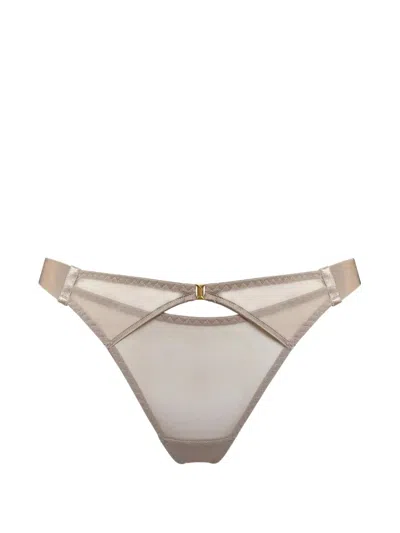 Bordelle Layered Mesh Thongs In Multi