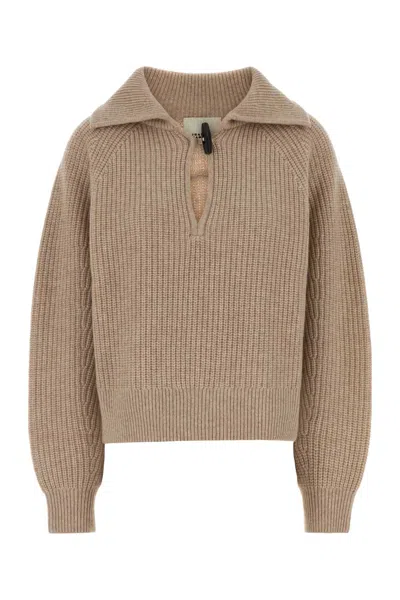 Isabel Marant -style Miranda Pullover Sweater In Beige O Tan