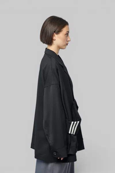 Y-3 W Wl Chore Coat In Black