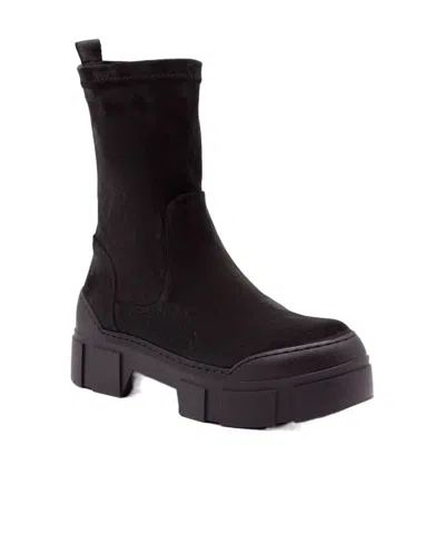 Vic Matie Platform Ankle Boots In Black
