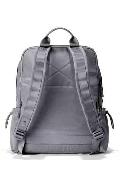 Dagne Dover Brooklyn Flap Top Backpack In Ash Grey