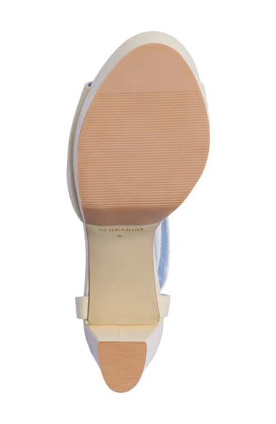 Bernardo Footwear Valeria Leather Platform Sandal In Neutral