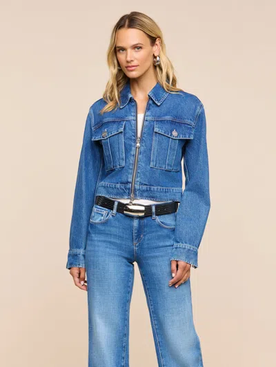 L'agence Micah Oversized Jean Jacket In Goleta
