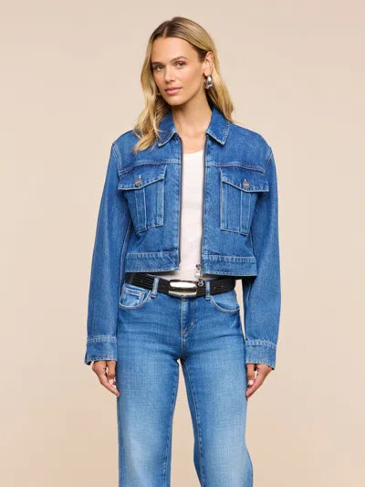 L'agence Micah Oversized Jean Jacket In Goleta