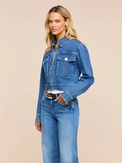 L'agence Micah Oversized Jean Jacket In Goleta