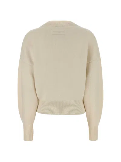 Givenchy Ribbed-knit Wool Sweater In Neutral