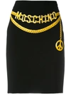 MOSCHINO belt illusion skirt,HANDWASH