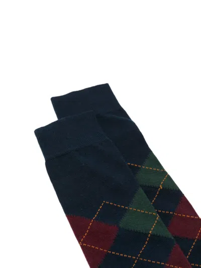 Sebago Sabattus Socks With Argyle Pattern  In