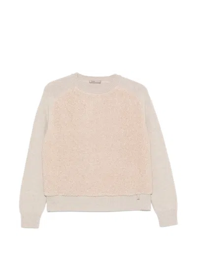Herno Beige Wool Sweater In Neutral