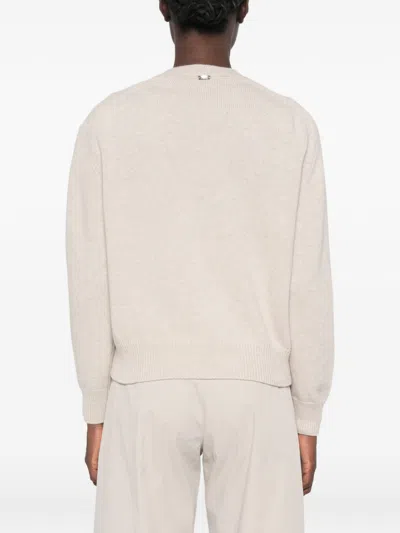 Herno Beige Wool Sweater In Neutral